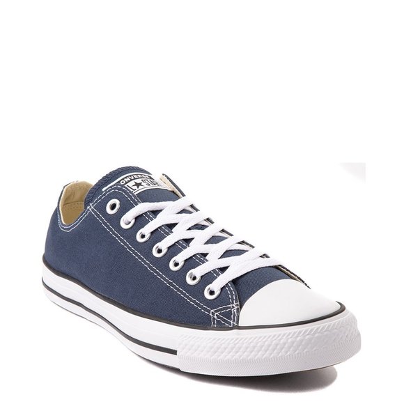 Blue Low Top Converse - Picture 1 of 7
